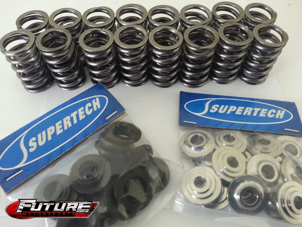 SUPERTECH DUAL VALVE SPRINGS & Titanium Retainer Set 3SGTE High